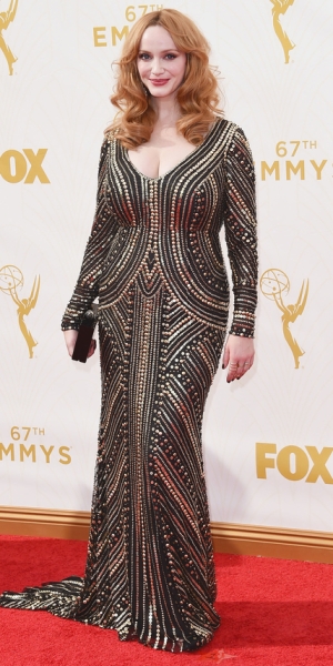 LOS ANGELES, CA - SEPTEMBER 20: Actress Christina Hendricks attends the 67th Annual Primetime Emmy Awards at Microsoft Theater on September 20, 2015 in Los Angeles, California. (Photo by Jason Merritt/Getty Images)